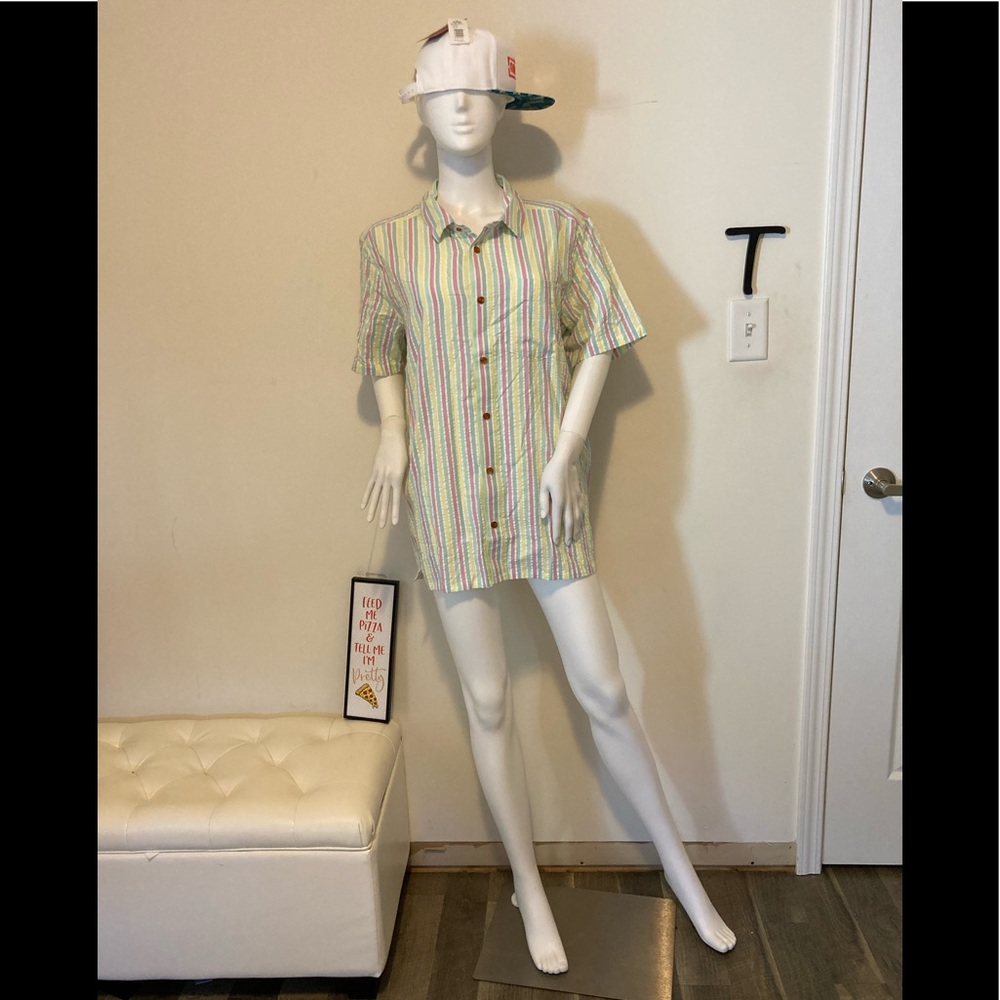 🆕👔ELEMENT SEARSUCKER COTTON SHIRT👔🆕 - Picture 5 of 16